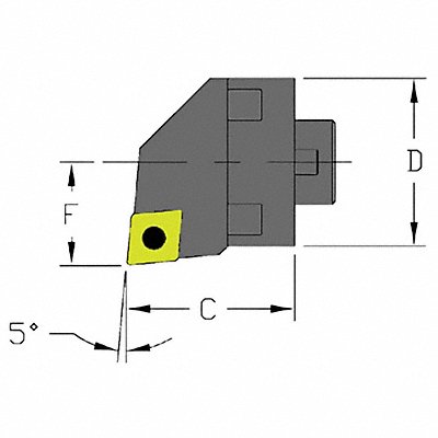 Indexable Cutting Head CCMT 1.2000 