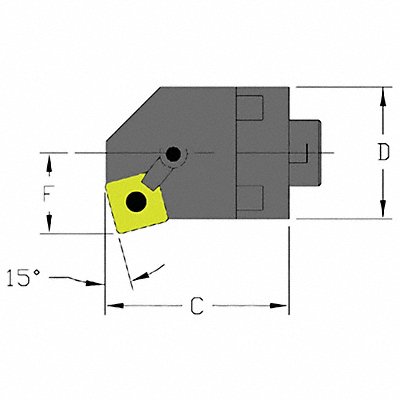 Indexable Cutting Head SNMG 1.4700 