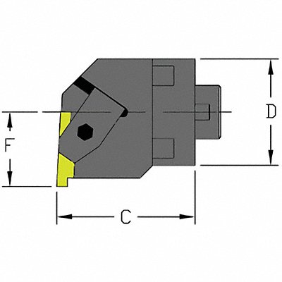 Boring Bar MH28 NEL4-CFT