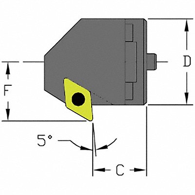 Indexable Cutting Head DCMT 1.5750 