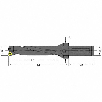 Indexable Insert Drill 3/4 