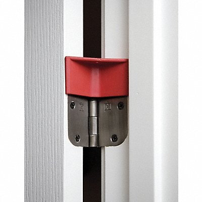 Door Wedge Red Reinforced Thermo-Plastic