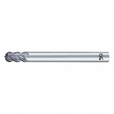 Ball End Mill Single End 1/4 Carbide