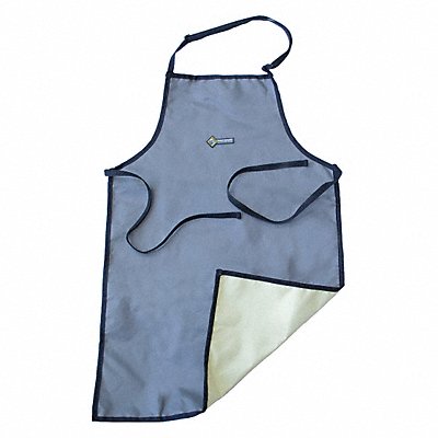 Apron 40inLx28inW Gray 2XL