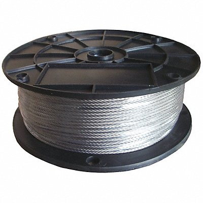 Cable 1/4 in 250 ft 1 x 19 SS