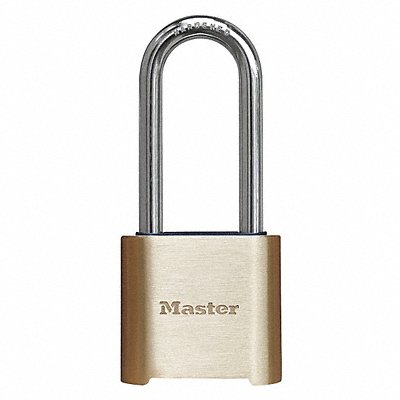 Combination Padlock 2 in Square Gold