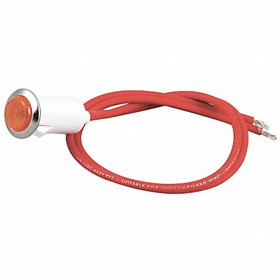 Pilot Light Neon Amber 250V Round