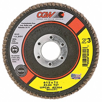 Flap Disc 60 Grit Poly-Cotton