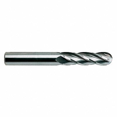Ball End Mill Single End 1/8 Carbide