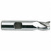 Sq. End Mill Single End HSS 1/2 