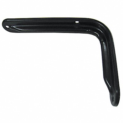 Shelf Bracket Steel Black 11-3/4 in L