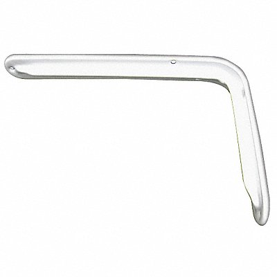 Shelf Bracket Steel White 11-3/4 in L