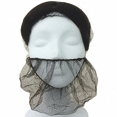 Beard Cover 18in Brown Nylon PK1000