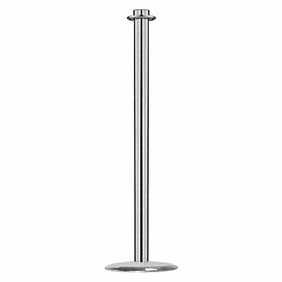 Contemp Top Post Satin Chrome Universal