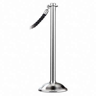 Contemp Top Post Satin Chrome Trad