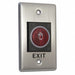 Touchless Exit Button Illuminated Silver