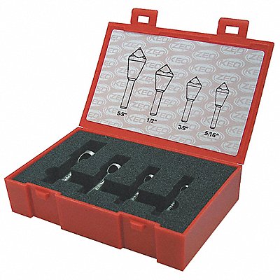 Countersink Sets 90 Deg 4 pcs. Cobalt