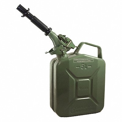 Gas Can 1 gal Green Include Spout