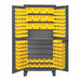 Bin Cabinet Gray 78 x36 x24 120YllwBns