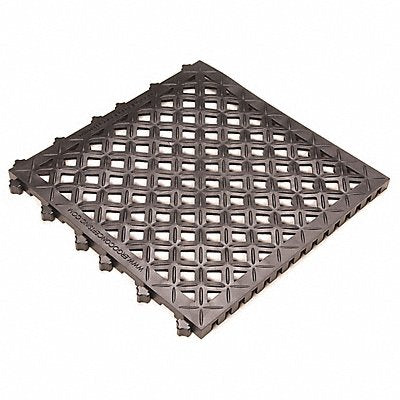 Interlock Drainage Mat Blck 18 x18 PK10