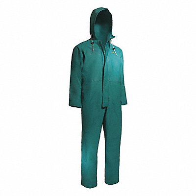 Rain Coverall Unrated Green 3XL