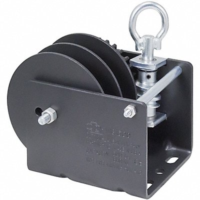 1500Lb Worm Winch  Split -Loop0