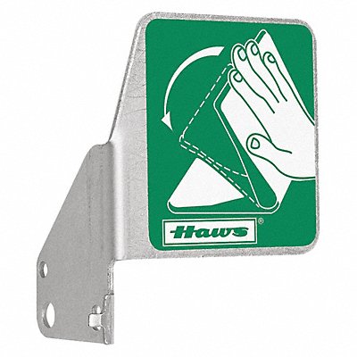 Push Flag SS Green 9 L x 8 W