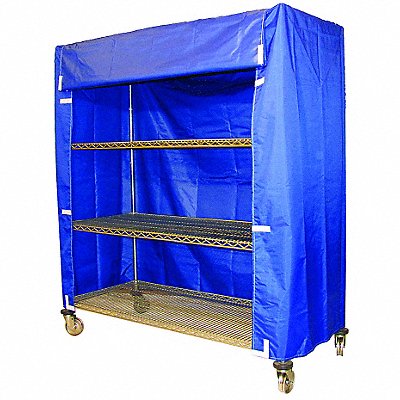 Cart Cover 48x18x86 Blue Nylon