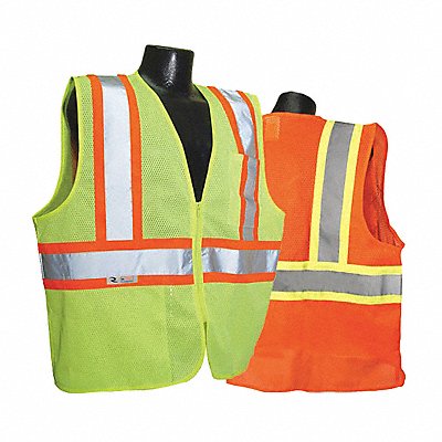 2 Tone Class Ii Safety Vests X Large Mi