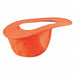 Visor with Neck Shade Hard Hat Orange