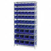 Bin Shlvng 14inx74inx36in Blue