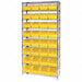 G7085 Bin Shlvng 12inx74inx36in Yellow