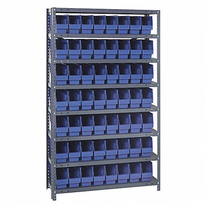 G7418 Bin Shlvng 12inx75inx36in Blue