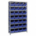 G7420 Bin Shlvng 12inx75inx36in Blue