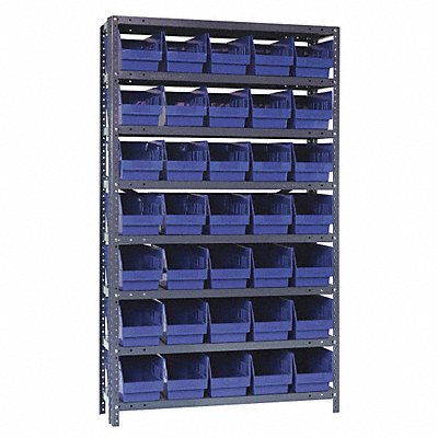 G7419 Bin Shlvng 12inx75inx36in Blue