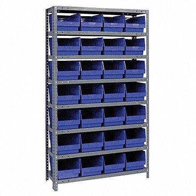 H2213 Bin Shlvng 18inx75inx36in Blue