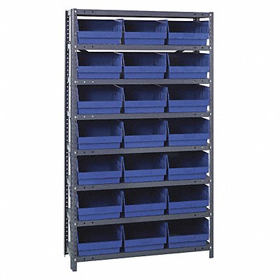 G7428 Bin Shlvng 18inx75inx36in Blue