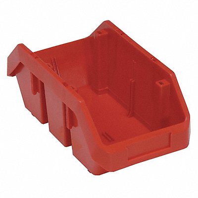 Cross-Stacking Bin Red PP 5 in