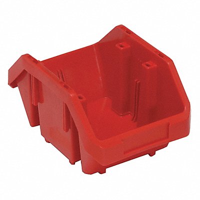 Cross-Stacking Bin Red PP 5 in