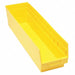 G7031 Shelf Bin Yellow Polypropylene 8 in