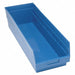 G7036 Shelf Bin Blue Polypropylene 8 in