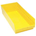 G7037 Shelf Bin Yellow Polypropylene 8 in