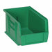 G7039 Hang and Stack Bin Green PP 5 in