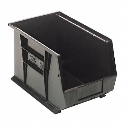 G7041 Hang and Stack Bin Black PP 8 in