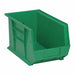 G7041 Hang and Stack Bin Green PP 8 in