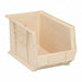 G7041 Hang and Stack Bin Ivory PP 8 in