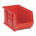 G7041 Hang and Stack Bin Red PP 8 in