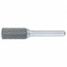 Cylinder Bur SB Flat End 1/4 Carbide