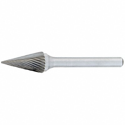 Cone Bur Pointed End 1/2 Carbide