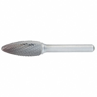 Flame Bur 12.00mm Carbide Double Cut